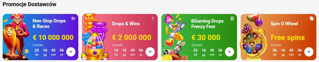 Promocje Dostawcow Slottica